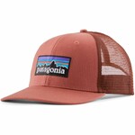 Patagonia P-6 Logo Trucker Hat Basecap, potters red