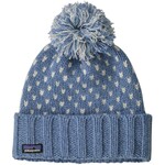 Patagonia Snowbelle Beanie Bommelmütze, offset dot: barnacle blue