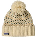 Patagonia Snowbelle Beanie Bommelmütze, confetti: natural