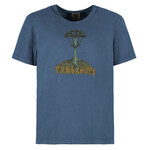 E9 Roots T-Shirt, S, steel blue