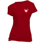 Nograd Coeur de Pierre T-Shirt für Kinder, 8 Jahre, dark red