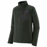 Patagonia R1 Air Zip Neck Fleecepullover, S, old growth green