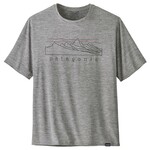 Patagonia Cap Cool Daily Graphic Shirt T-Shirt, S, stratapeaks: feather grey