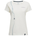 La Sportiva Women’s Route T-Shirt, S, chalk/limestone