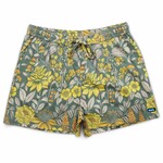 Kavu Women's Nosara Shorts, S, floral forest