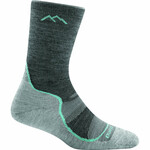 Darn Tough Women's Light Hiker Micro Crew Lightweight Wandersocken, S, slate
