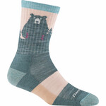 Darn Tough Women’s Bear Town Micro Crew Lightweight Wandersocken, S, quartz