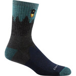 Darn Tough Number 2 Micro Crew Midweight Wandersocken, M, gray