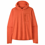 Patagonia Cap Cool Sun Hoody, S, coal orange - light coal orange x-dye