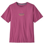 Patagonia '95 Oval Logo T-Shirt, S, faded magenta