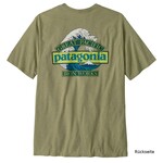 Patagonia Great Waves Responsibili-Tee T-Shirt, S, gumtree green