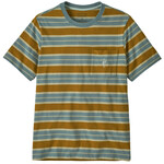 Patagonia Midweight Water People Mark Pocket Tee T-Shirt, S, big wall: blue sage