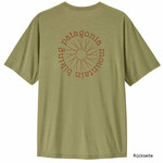 Patagonia Cap Cool Daily Shirt Spoke Stencil T-Shirt, S, gumtree green - light gumtree green x-dye