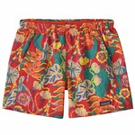 Patagonia Women's Baggies Shorts 5 in., S, tropiclimb: hot ember