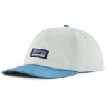 Patagonia P-6 Label Trad Cap Basecap, birch white w/shore blue