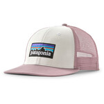 Patagonia P-6 Logo Trucker Hat Basecap, white w/quiet violet