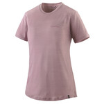 Patagonia Women's Cap Cool Merino Blend Graphic Shirt T-Shirt, S, multi-pitch: quiet violet