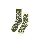 YY Vertical Spraywall Socken, Größe S, green