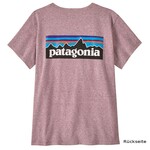 Patagonia Women's P-6 Logo Responsibili-Tee T-Shirt, S, quiet violet