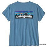 Patagonia Women's P-6 Logo Responsibili-Tee T-Shirt, S, shore blue