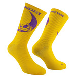 La Sportiva Climbing on the Moon Socks Socken, S, yellow/purple