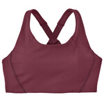 Patagonia Women's Shadowlite Mid Impact Adjustable Bra Sport-BH, XS, berry fig
