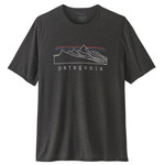 Patagonia Cap Cool Trail Stratapeaks T-Shirt, S, ink black
