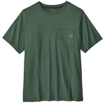 Patagonia Fitz Roy Massif Pocket Tee T-Shirt, S, canopy green