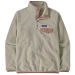 Patagonia Women's Lightweight Synch Snap-T Fleecepullover, S, oatmeal heather w/moonrise taupe