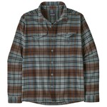 Patagonia Fjord Flannel Shirt Langarmhemd, S, rising storm: blue sage