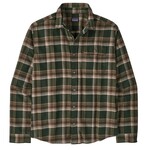 Patagonia Cotton in Conversion Lightweight Fjord Flannel Langarmshirt, S, cozy cabin: treeline green
