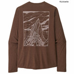 Patagonia L/S Cap Cool Daily Shirt Cloud Crag Langarmshirt, S, berm brown - light berm brown x-dye
