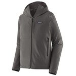 Patagonia R1 TechFace Hoody Softshelljacke, S, forge grey