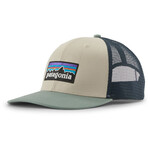 Patagonia P-6 Logo Trucker Hat Basecap, pumice
