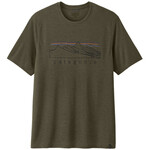 Patagonia Cap Cool Trail Stratapeaks T-Shirt, S, basin green