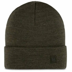 Buff Merino Heavyweight Beanie, solid bark