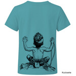 Nograd Born To Climb T-Shirt für Kinder, 8 Jahre, storm blue