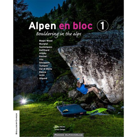 Der Boulderführer Alpen en bloc beinhaltet viele einzigartige Gebiete in den Alpen, alle ausfürhlich mit Topos und Übersichtskarten beschrieben