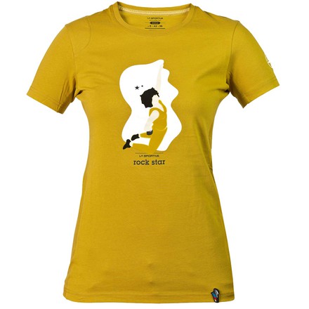 Das La Sportiva Women's Rockstar T-Shirt macht aus dir einen echten Kletter Rockstar!