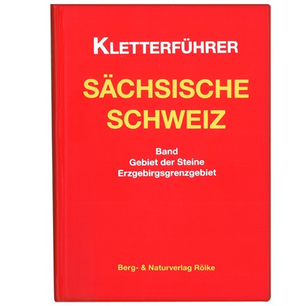 Der Kletterführer Sächsische Schweiz - Band Gebiet der Steine beinhaltet umfangreiche Informationen rund um das Klettern in der Sächsischen Schweiz