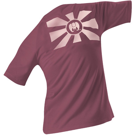 Das leicht taillierte Kamikaze T-Shirt für Frauen ist aus einem Tencel-Biobaumwoll Mix und ideal zum Klettern und Bouldern. Mit Monkee Rückenprint