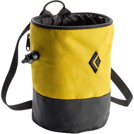 Der Mojo Zip ist ein klassischer runder Chalk Bag mit Reißverschlusstasche für Wertsachen