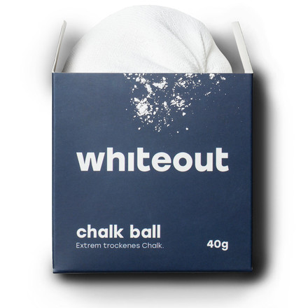 Der Chalk Ball von Whiteout enthält 40 Gramm des White Chalks, einem der am besten trocknensten Chalksorten auf dem Markt