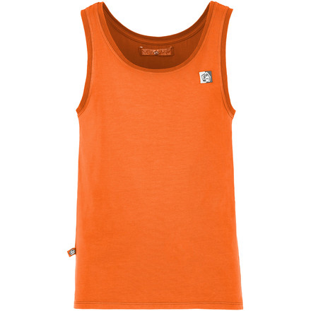 Das Nutria ist ein lässiges, elastisches Trägershirt für Männer mit großem E9 Logoprint auf der Rückseite. Ideal für die Halle oder heiße Klettertage