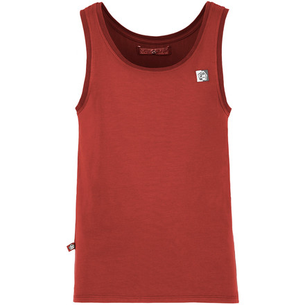 Das Nutria ist ein lässiges, elastisches Trägershirt für Männer mit großem E9 Logoprint auf der Rückseite. Ideal für die Halle oder heiße Klettertage