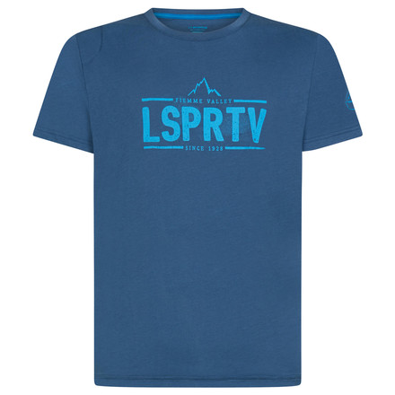 Das La Sportiva LSP T-Shirt liegt nit seinem reduzierten Schriftzug voll im Trend und ist ein idealer Begleiter beim klettern, Boulder und beim Training
