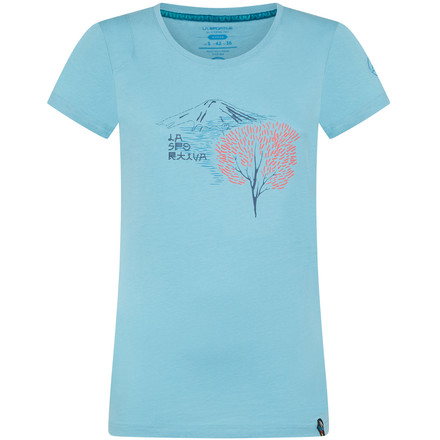 Das Bloom ist ein T-Shirt aus reiner Biobaumwolle für Frauen. Passend zu den Olymoischen Spielen 2020 in Tokio mit japanisch inspiriertem Print 