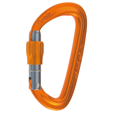 Der Orbit Lock ist ein  leichter und kompakter Schraubkarabiner, ideal für den Standplatzbau und für Seilmanöver