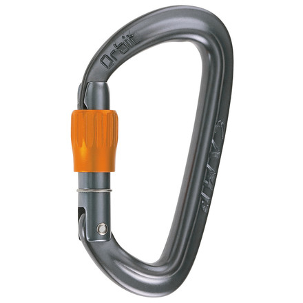 Der Orbit Lock ist ein leichter und kompakter Schraubkarabiner, ideal für den Standplatzbau und für Seilmanöver