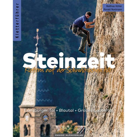 Klettern hat auf der Schwäbischen Alb eine lange Tradition. Im Zentrum des Kletterführers Steinzeit steht das Blautal.
